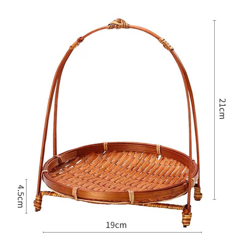 [Mã LIFE10K15 giảm 10K đơn 20K] Khay mây tre THE BAMBOO decor các tầng (1 tầng, 2 tầng, 3 tầng) hàng đẹp