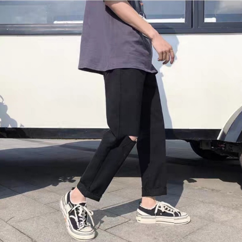 " RẺ VÔ ĐỊCH "Quần Jean nam, Quần Jeans baggy mầu xám nhạt, đen rách gối ống suông, rộng, hottrend 2022-XX MENS FASHION!