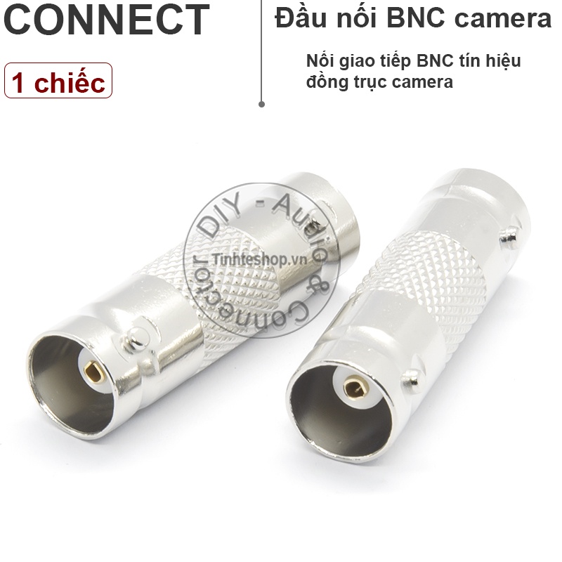 Đầu nối cáp đồng trục BNC - Khẩu nối dấy đồng trục camera lại với nhau 1 chiếc