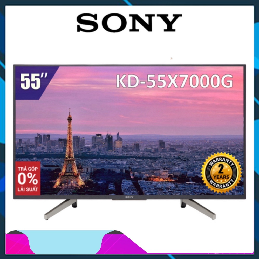 hàng chính hãng – Smart Tivi Sony 55 inch 4K UHD KD-55X7000G – mới 100%
