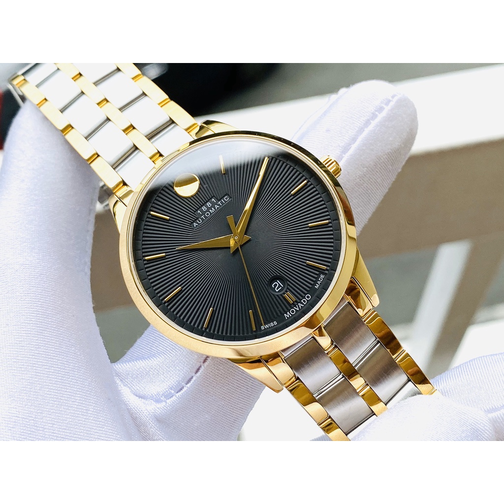 Đồng hồ nam dây thép Movado 1881 Automatic 0607463