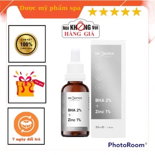 serum DRCEUTICS giảm mụn và phục hồi da sau mụn BHA 2%+ZINC 1%