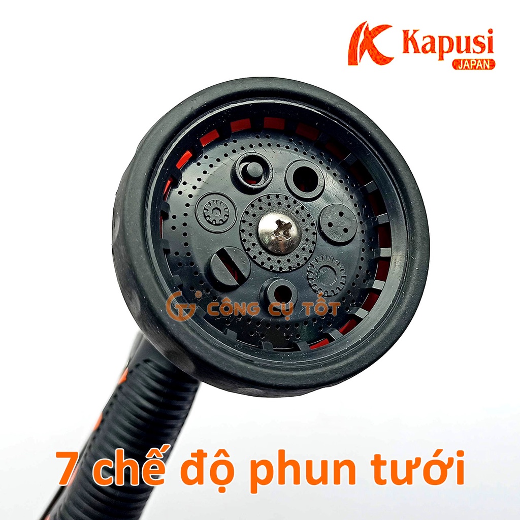 Vòi tưới cây đa chức năng 7 chế độ Kapusi K-8816