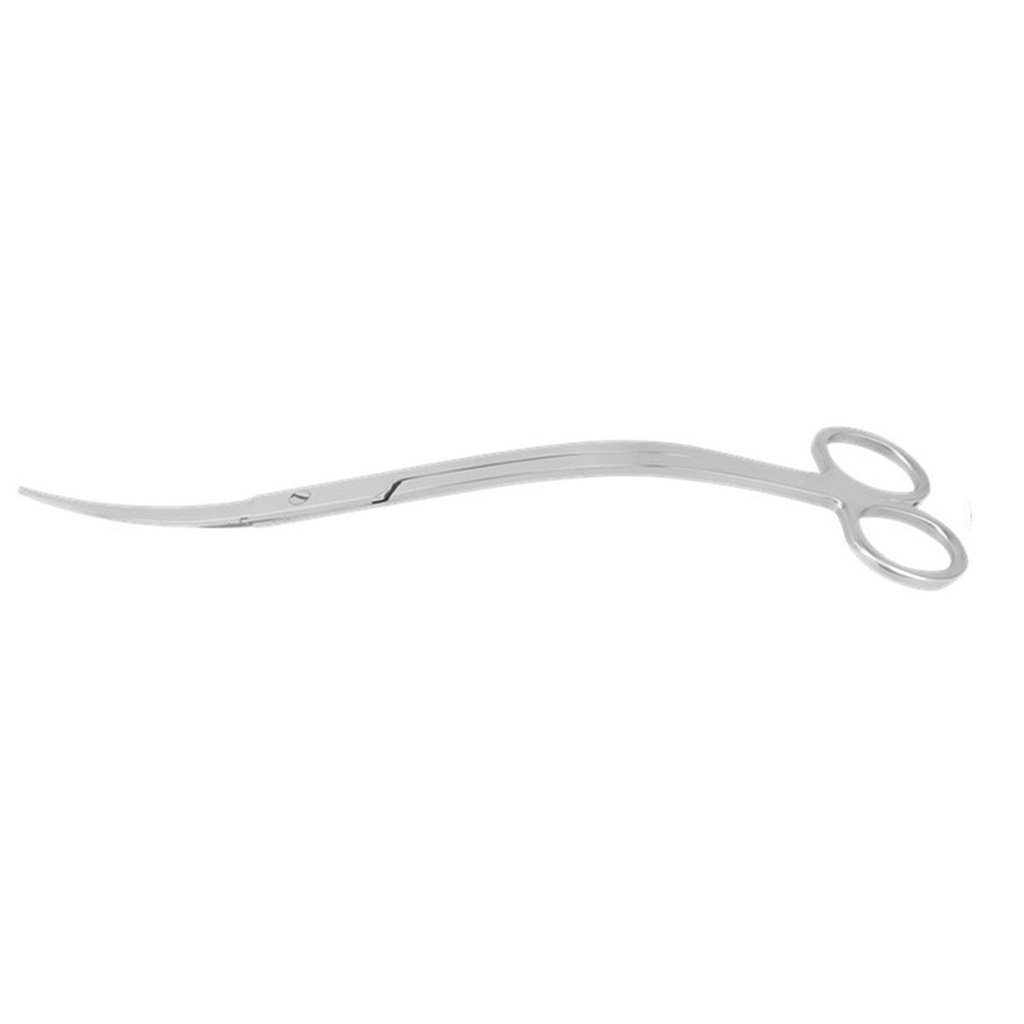 Kéo cắt cây thủy sinh chuyên nghiệp dạng thẳng / cong / gợn sóng 25cm bằng thép không gỉ vệ sinh cho bể cá