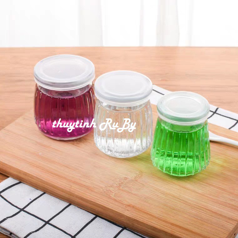 Bộ 10 Hũ Thủy Tinh Sọc Làm Sữa Chua 100ml, Hũ Lọ Yaourt, Lọ Pudding, Hủ Làm Sữa Chua, Caramen | BigBuy360 - bigbuy360.vn