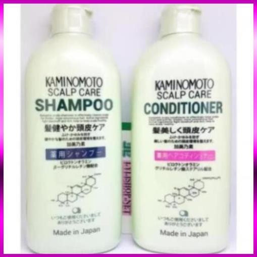 Cặp gội xả Kaminomoto Scalp Care Shampoo and Conditioner chai 300ml | Nội địa Nhật