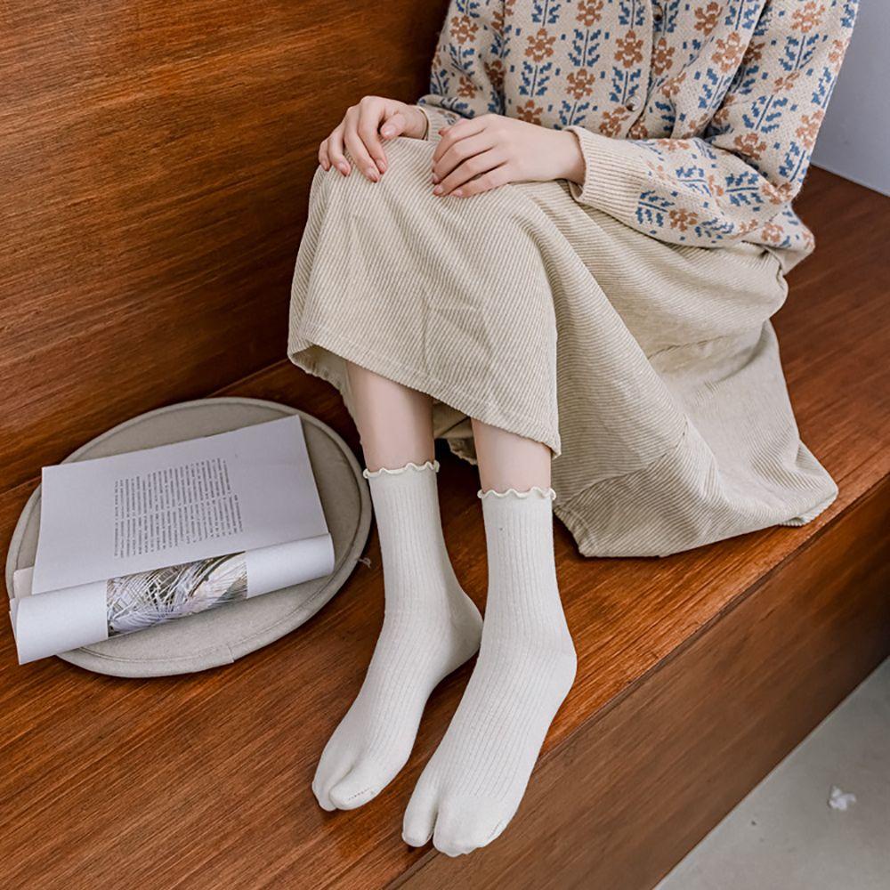 Đôi Vớ Cotton Xỏ Ngón Thoải Mái Thời Trang Cho Nữ
