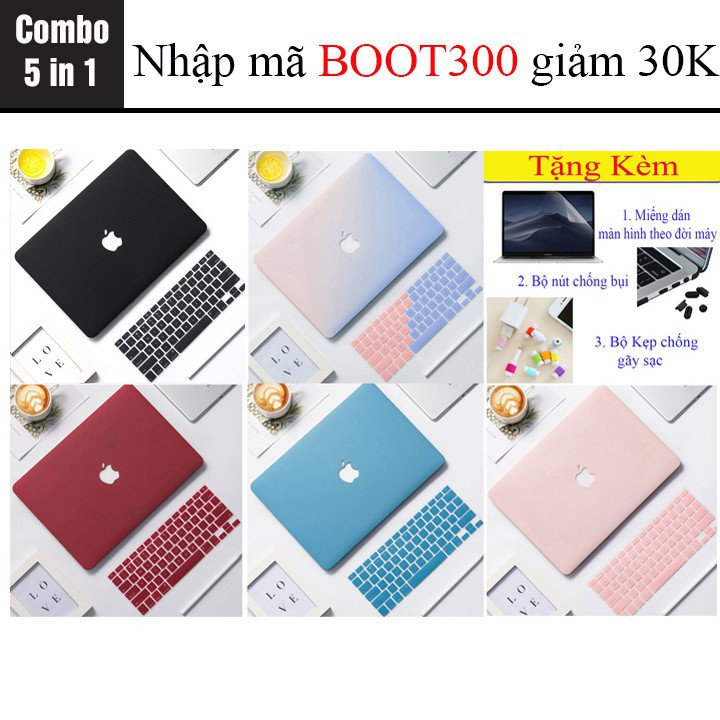 COMBO Case,Ốp Macbook Air 13" 2020,Pro 13" 2020 Kèm Phủ Phím Cùng Màu | BigBuy360 - bigbuy360.vn