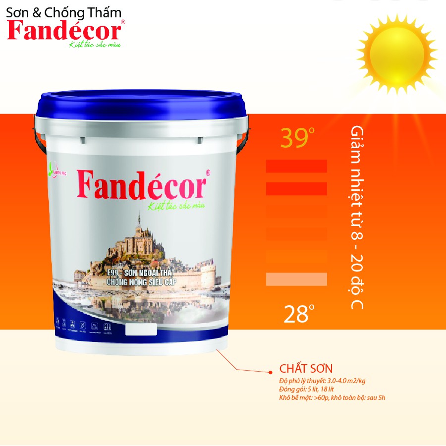 Sơn chống nóng E99-Fandecor