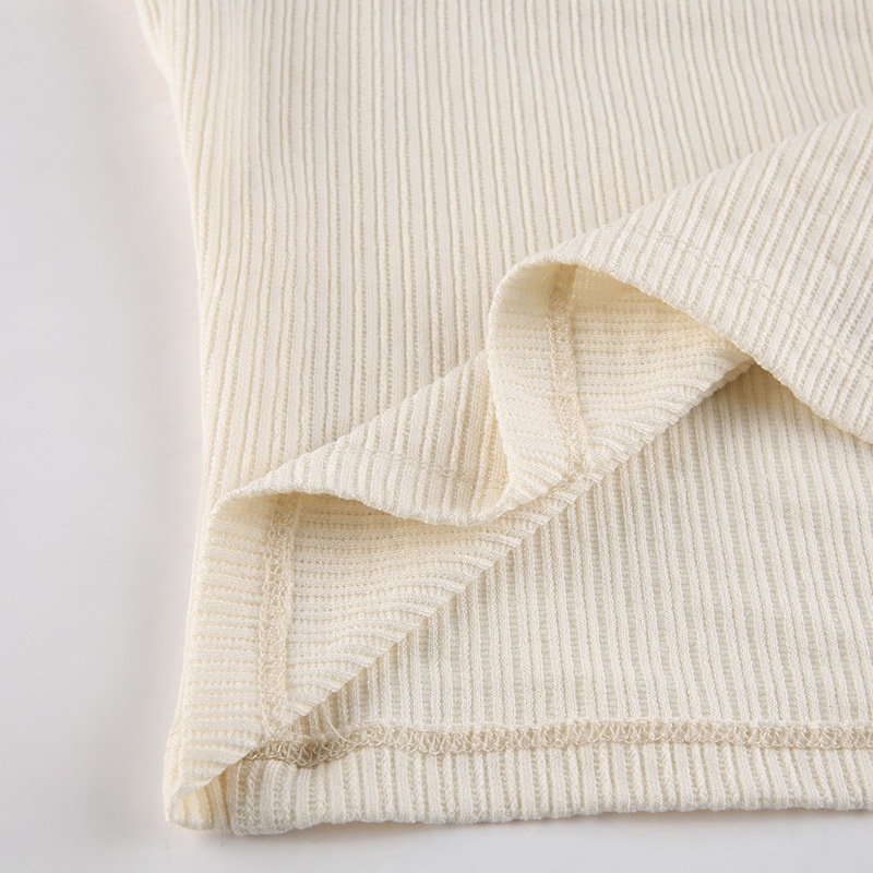 Áo Thun Cotton Cổ Vuông Màu Trơn Thời Trang Mùa Hè Cho Nữ