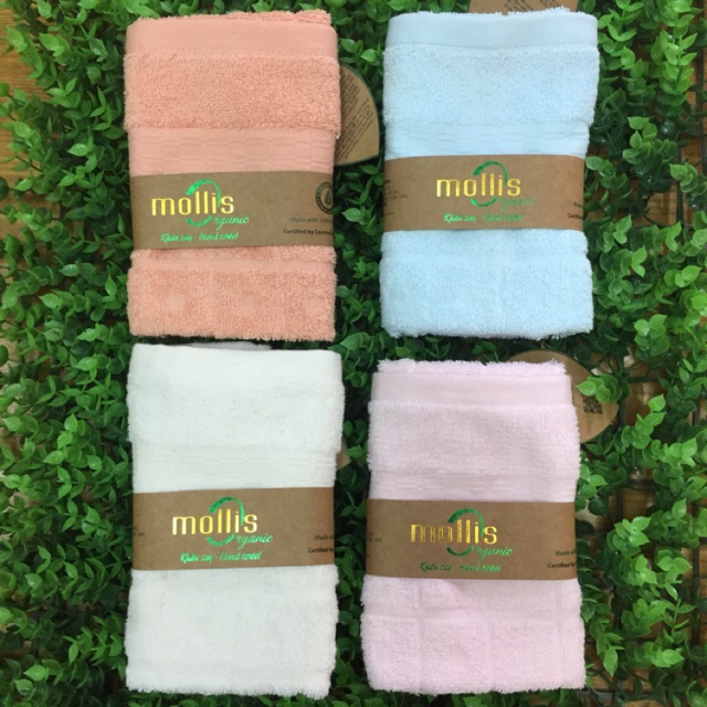 Khăn hữu cơ Mollis Kt 30x50cm