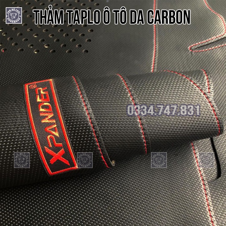 Thảm taplo xe ô tô da vân carbon cao cấp đủ mọi dòng xe hàng đẹp may tại xưởng Việt chống trượt chống nóng chống chói