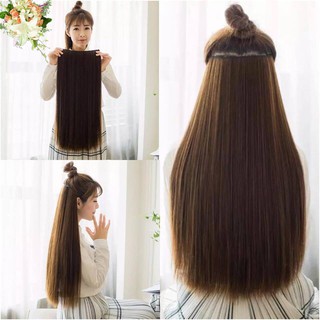 TÓC GIẢ KẸP THẲNG 5 PHÍM (50 CM)