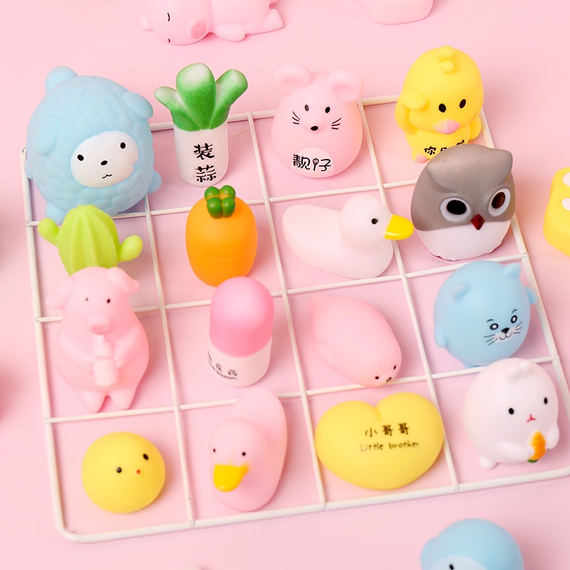 Đồ Chơi Quả Bóng Nhấn Giảm Căng Thẳng Hình Động Vật Hoạt Hình Dễ Thương Làm Quà Tặng Cho Trẻ Em Và Người Lớn