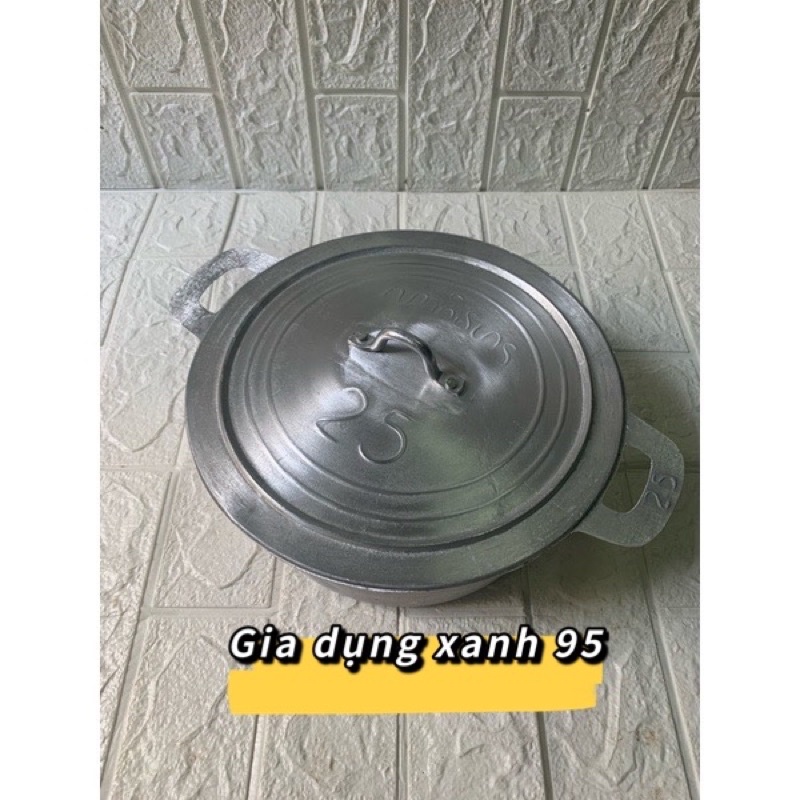 nồi gang miên đúc hàng cao cấp 25cm