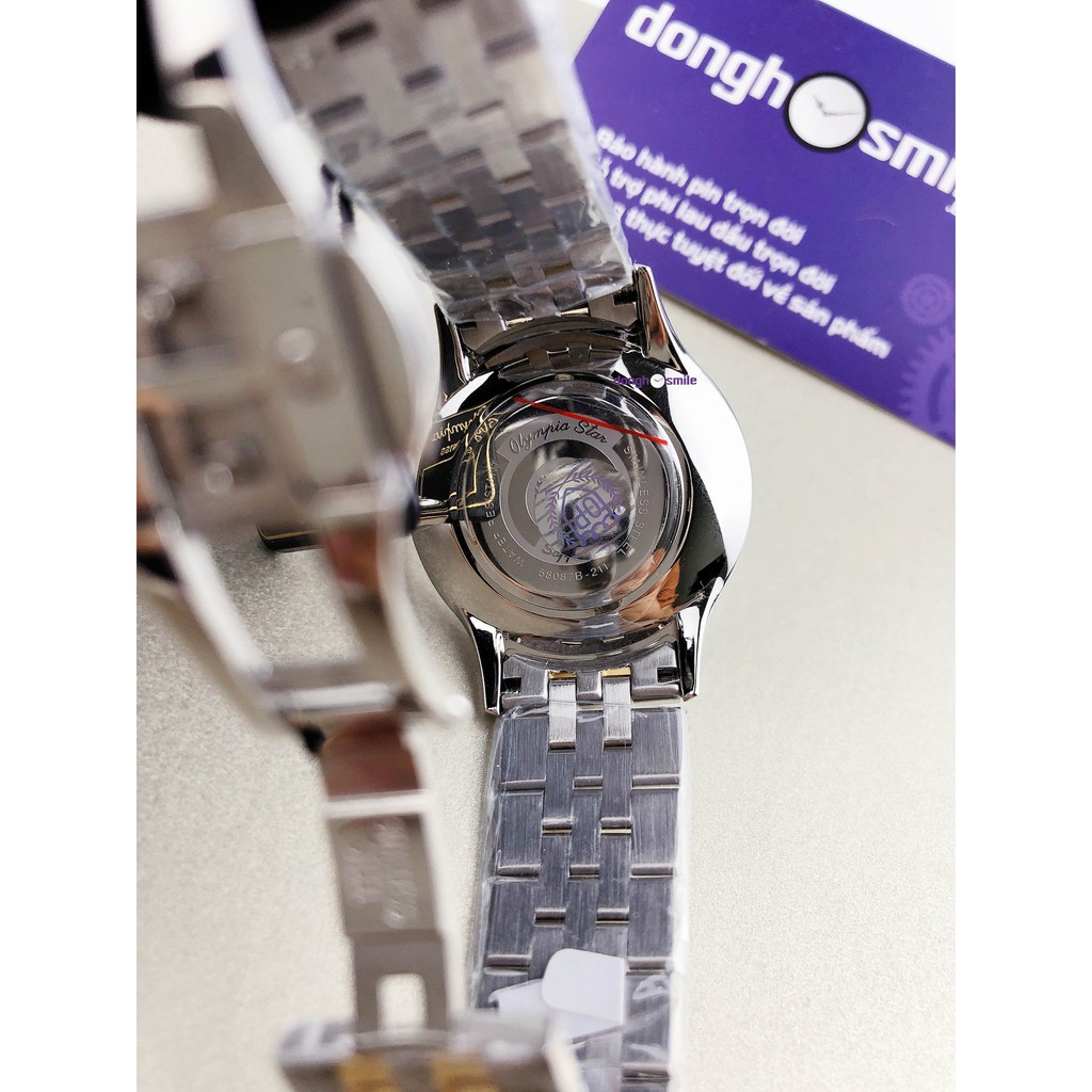 Đồng hồ nam Olym Pianus siêu mỏng chính hãng 58087B-211