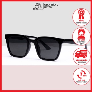 Kính mát nam nữ MATY mắt vuông chống UV400 nhựa cao cấp thời trang BST Hè - Màu Đen