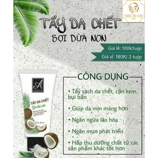 Tẩy tế bào chết sợi dừa non 120ml