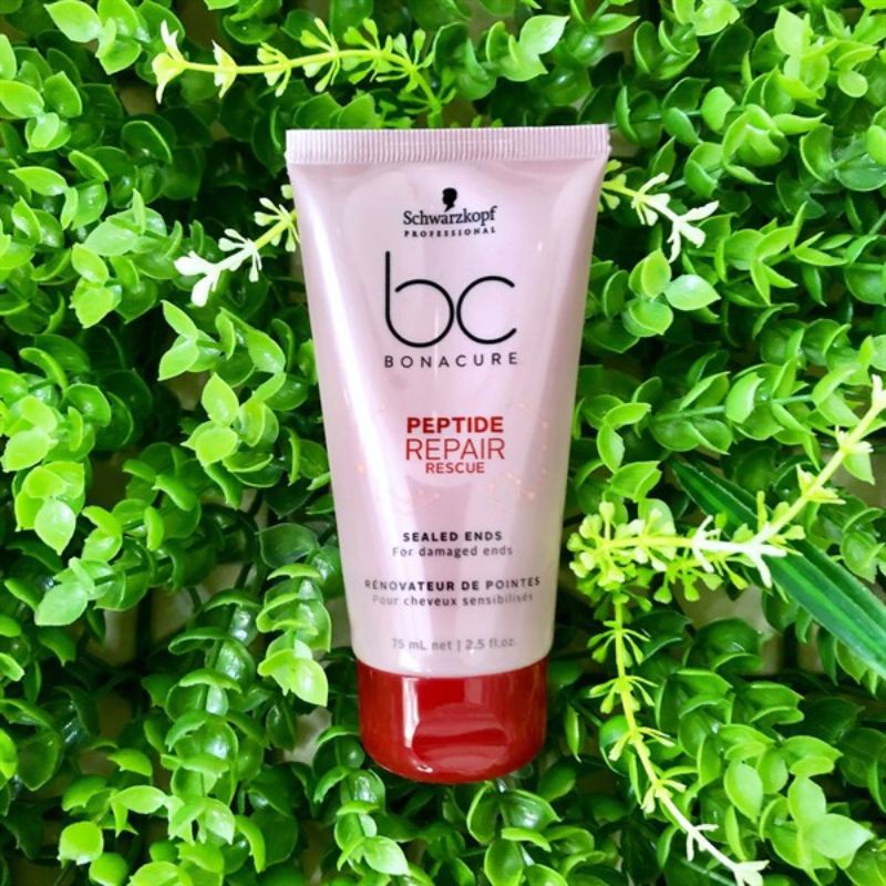 Kem phuc hoi toc chẻ ngọn Schwarzkopf BC Repair Rescue Sealed 75ml