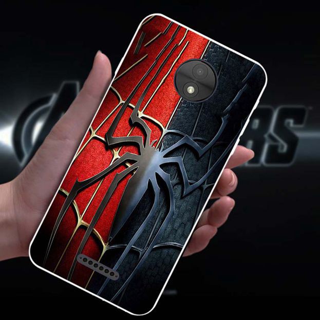 Ốp điện thoại họa tiết người nhện 3 cho Motorola Moto C E4 E5 G5 G5S Z Z2 X4 G6 Plus M XT1662 Play