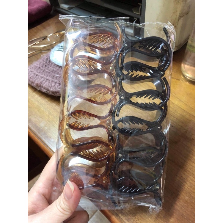 Sỉ 12 Kẹp tóc càng cua 5 răng  KT034