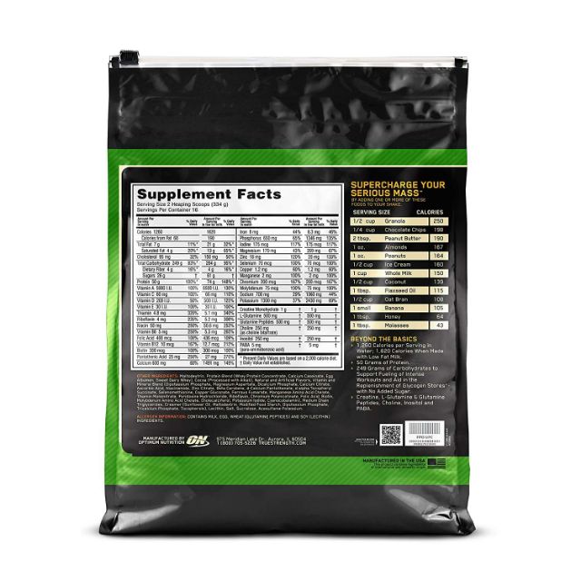 Sữa Tăng Cân 1kg Serious Mass Gainer | BigBuy360 - bigbuy360.vn