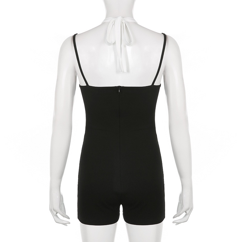 Bộ Áo Liền Quần Hở Lưng Không Tay Thời Trang Cho Nữ