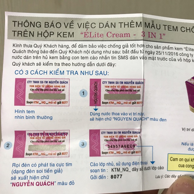 Kem dưỡng da ELITE