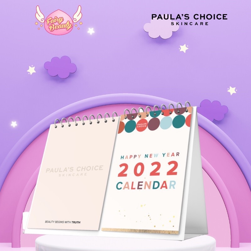 [HB GIFT] Lịch để bàn Paula’s Choice phiên bản đặc biệt năm 2022