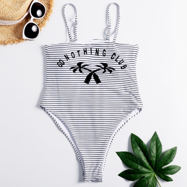 Bikini 1 mảnh khoét cao (ảnh thật)