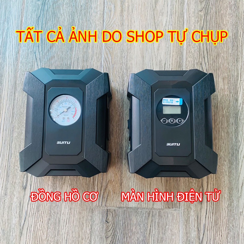 Bơm Lốp Ô Tô, Xe Hơi Điện Tử Tự Ngắt 12V Nhỏ Gọn Bơm Xe Máy, Xe Đạp – Bảo Hành 12 Tháng