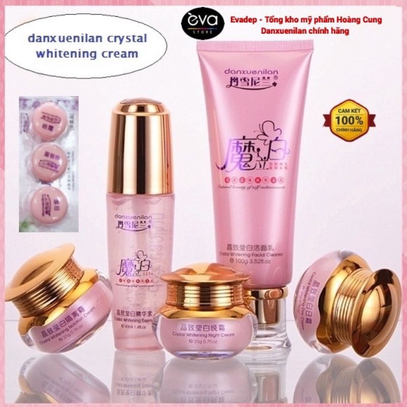 Bộ Mỹ Phẩm Hoàng Cung Hồng Chính Hãng 5in1 Danxuenilan Xóa Nám Sạm Tàn Nhang Dưỡng Trắng Da