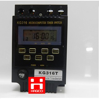Đồng hồ điện tử hẹn giờ relay thời gian timer KG316T KG316-T có cầu chì ngắt điện