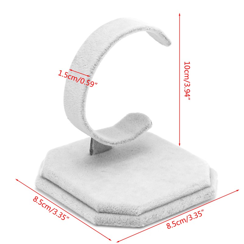 Đế nhung trưng bày trang sức hình chữ C