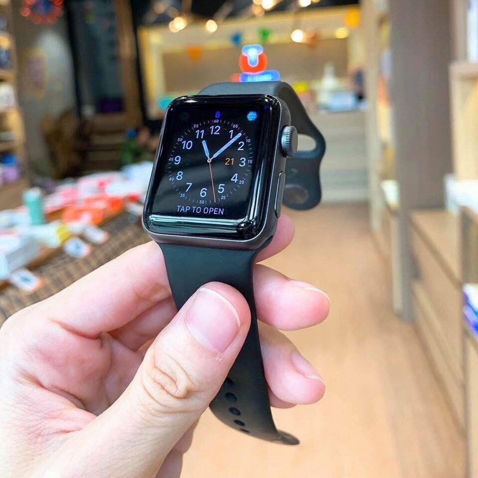 Dán dẻo PET Full màn cho Apple Watch Series 5 , 4 ,3 ,2,1 Chính hãng Baseus Đủ Size 38/40/42/44 mm