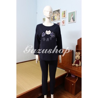 Bộ bầu thu đông tay dài, bộ bầu thu đông chất dày dặn