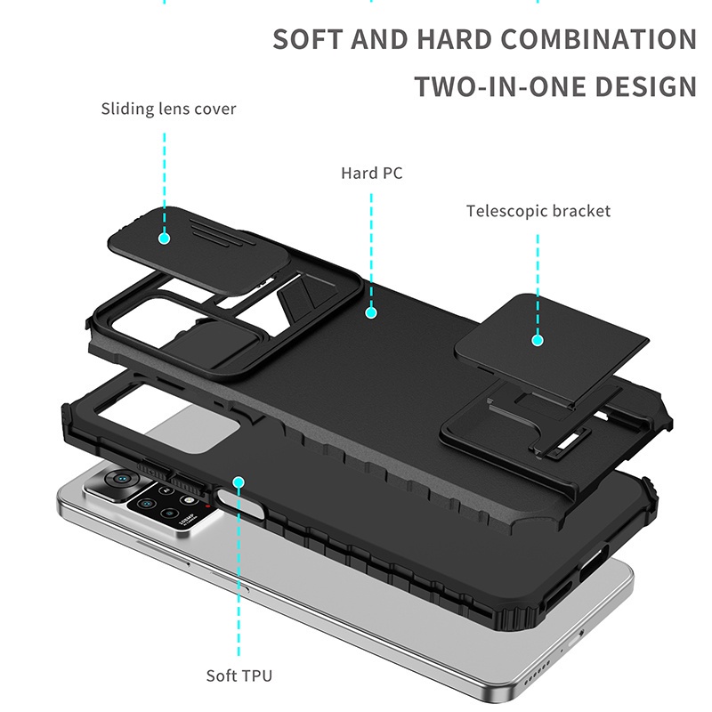 Ốp Điện Thoại Chống Sốc Bảo Vệ Camera Cho Redmi Note 11 11s Note 11 Pro 5G