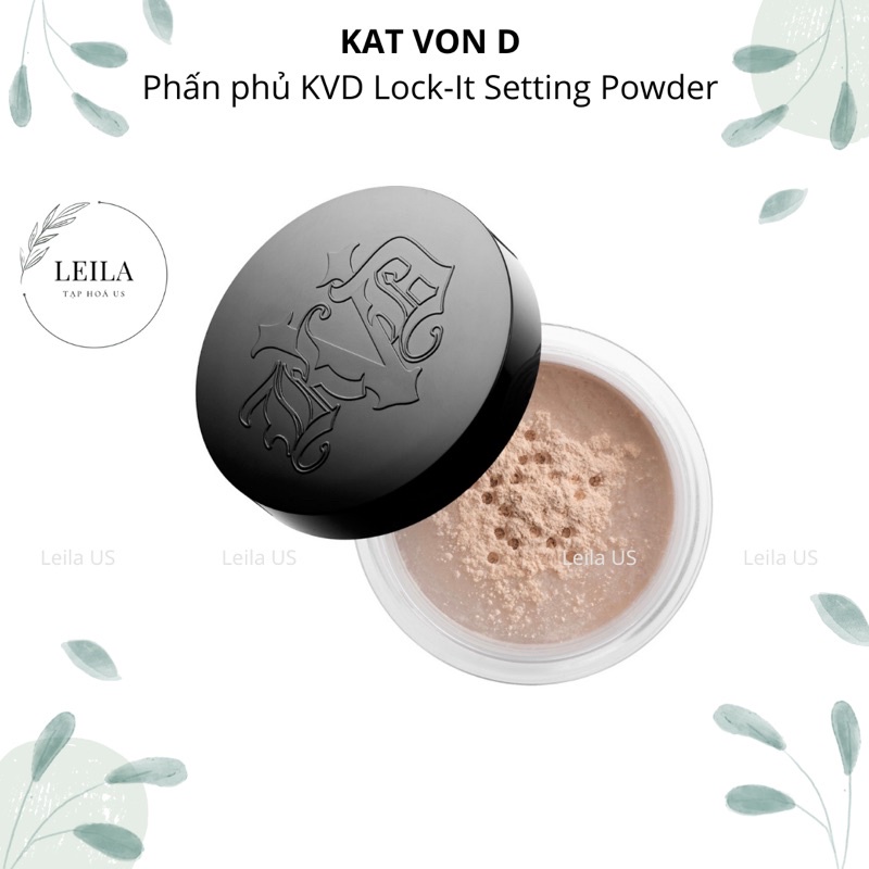 [Bill US] Phấn phủ kiềm dầu  Kat Von D Lock-It Setting Powder