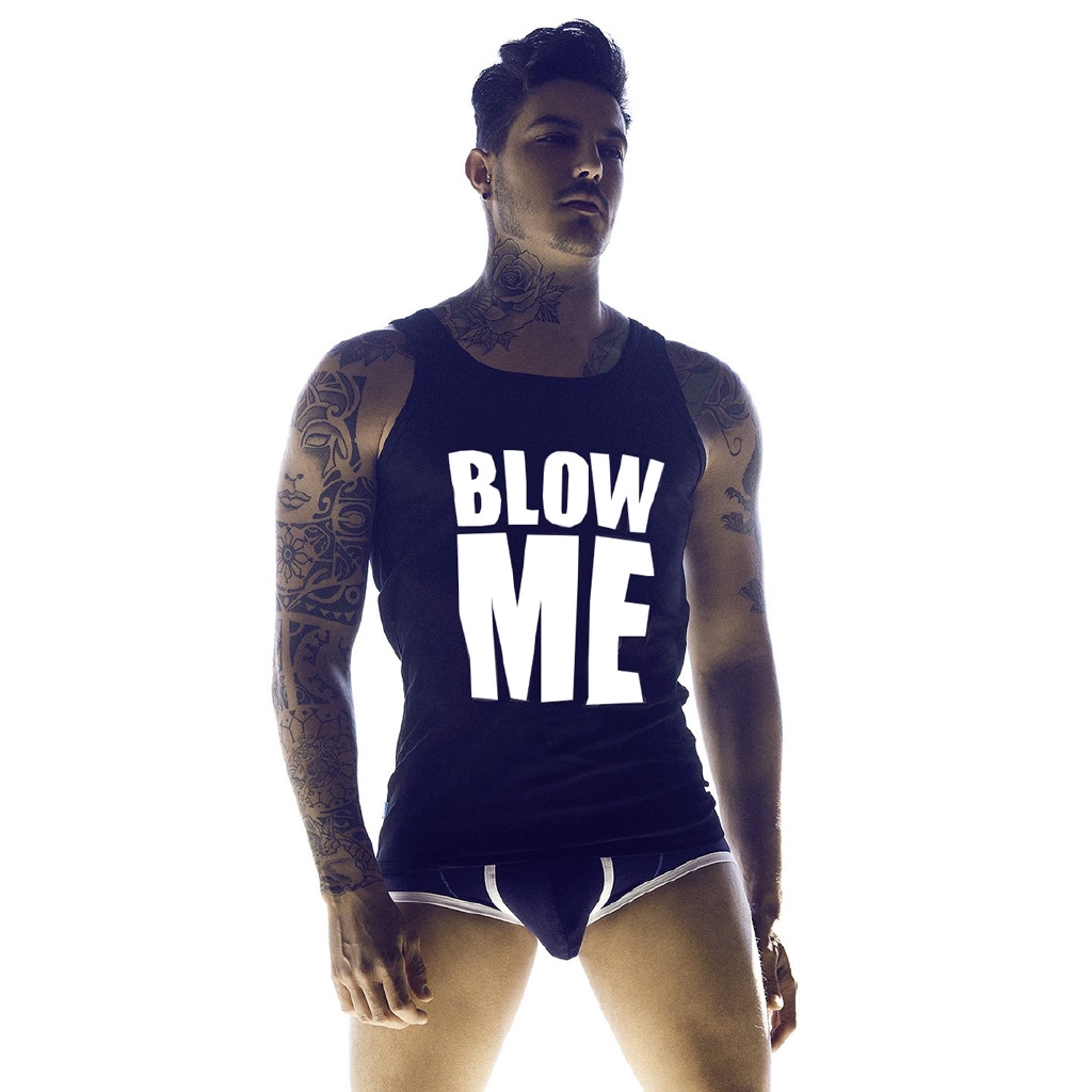 Áo Ba Lỗ Nam In Chữ Thời Trang Trẻ Trung | BigBuy360 - bigbuy360.vn