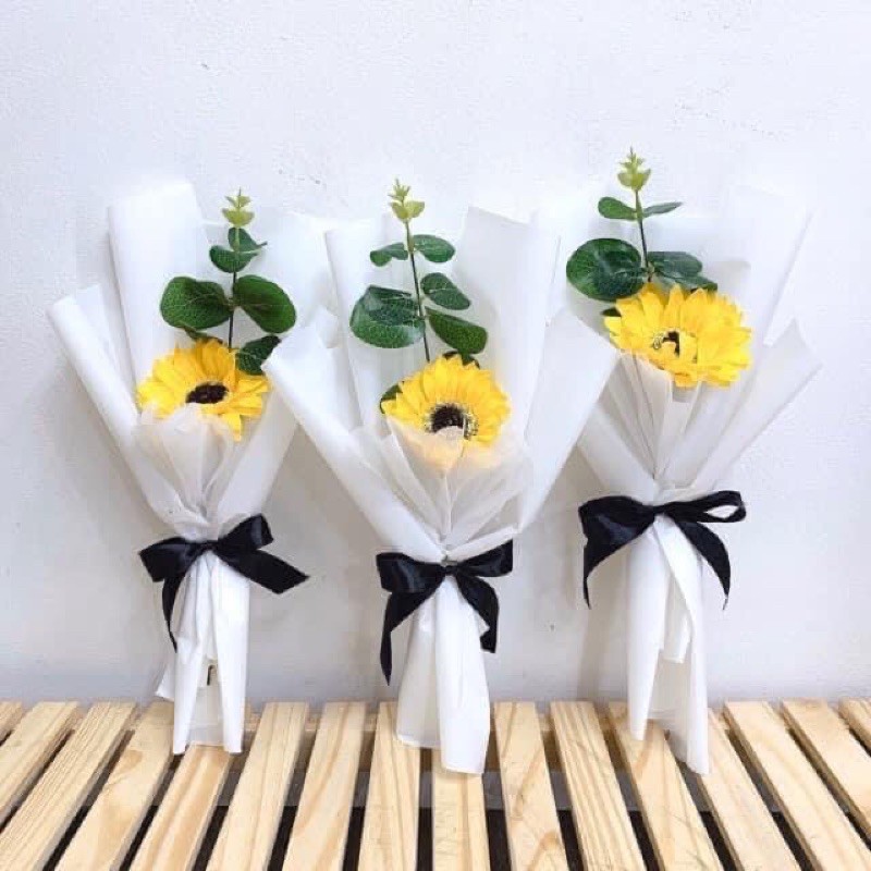 bó hoa sáp hướng dương 1 bông giá sỉ