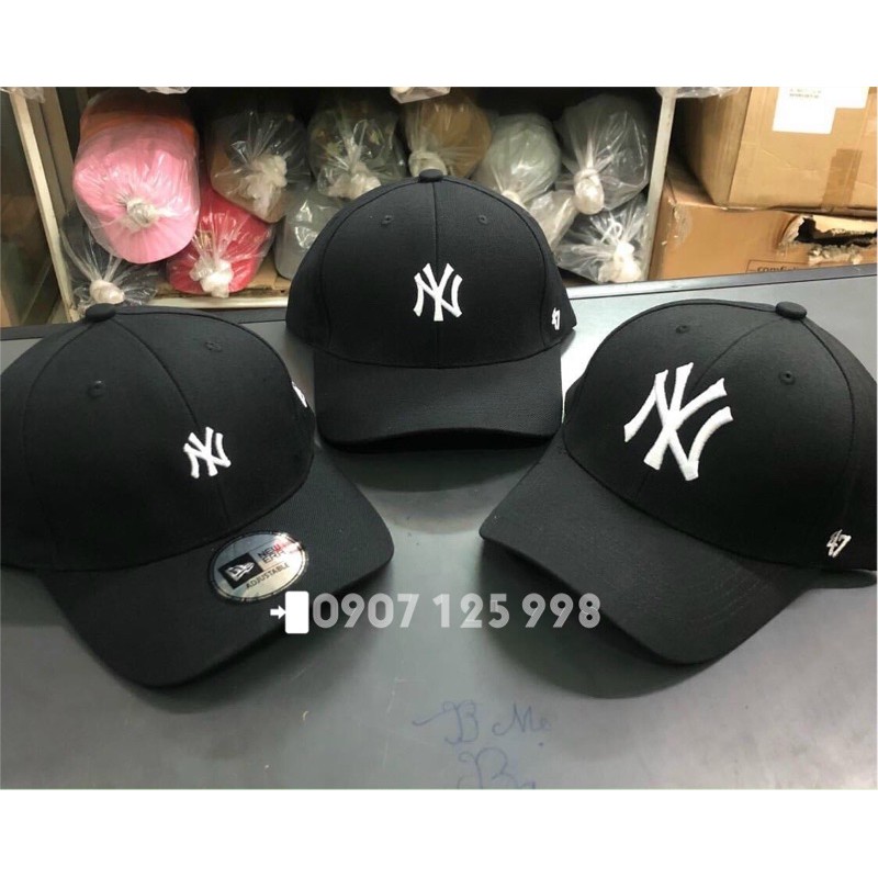 Nón kết thêu logo NY-47 ( mẫu thêu có 3 size)