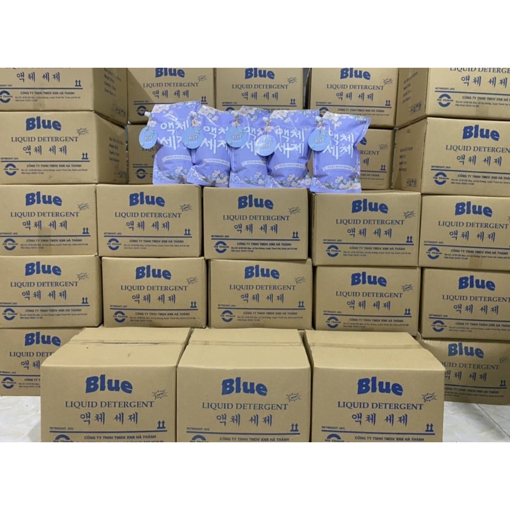 NƯỚC GIẶT ĐẬM ĐẶC BLUE HƯƠNG THẢO MỘC TÚI 2KG