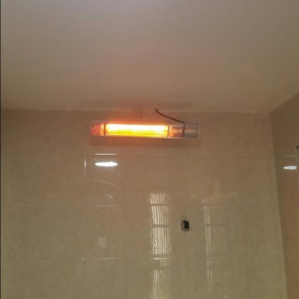 Đèn sưởi nhà tắm cao cấp Heizen Appino 10 không chói mắt 1000W có điều khiển từ xa