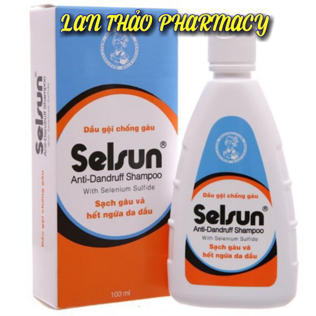 COMBO 1 CHAI DẦU GỘI VÀ 1 CHAI DẦU XẢ SELSUN 1% CHAI 100ML GIÁ SỈ