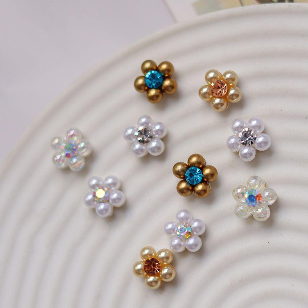 Set 5 Phụ Kiện Ngọc Trai 3D Trang Trí Móng Nghệ Thuật|Phụ Kiện Làm Móng Nghệ Thuật