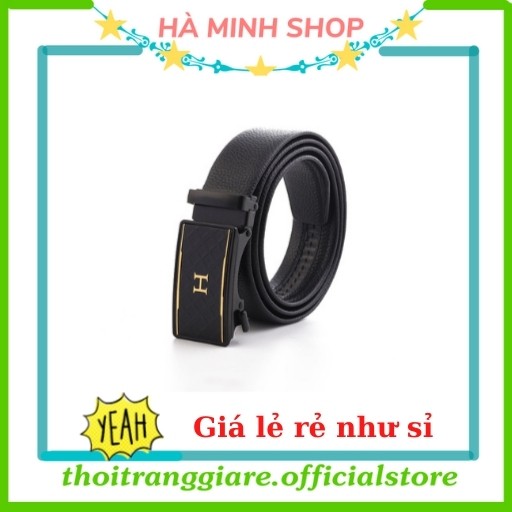 [Giá Sập Sàn] Thắt Lưng Nam Khóa Tự Động Dây Da Cao Cấp Style Nam Tính Lịch Lãm, Dây Nịt Nam Jeep  Mắt Thép Không Rỉ