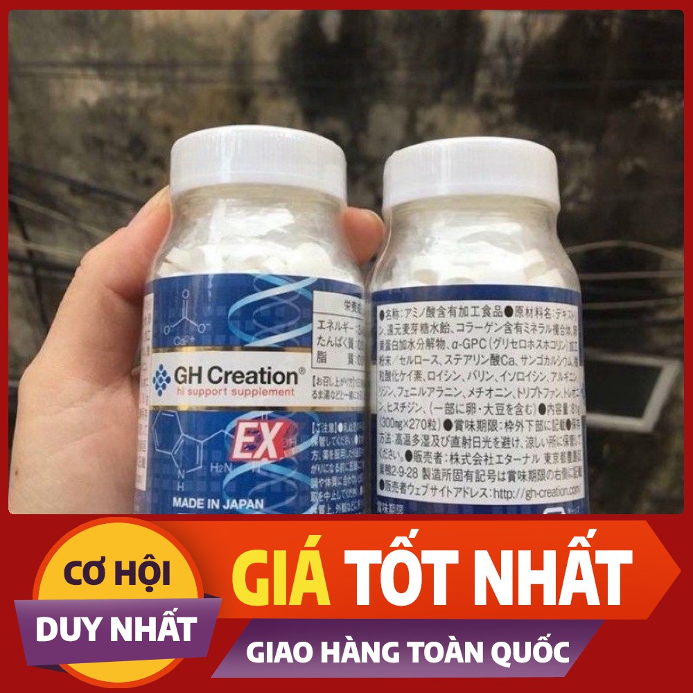 Viên uống tăng chiều cao GH Creation EX 270 viên