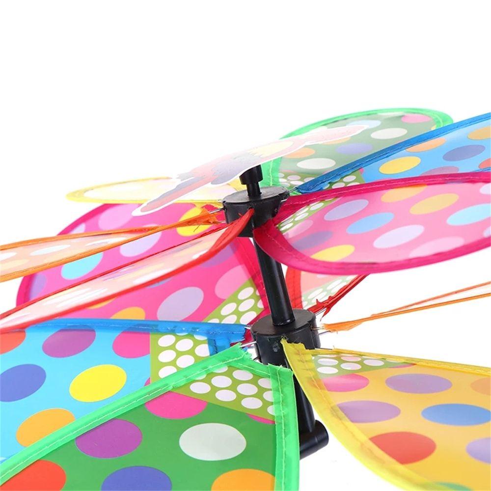 Chong Chóng Đồ Chơi Hai Lớp Thủ Công Ngoài Trời Cho Bé