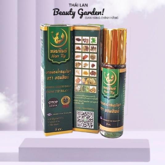 Dầu thảo ḋược 21 vị OTOP Herbal Liquid Balm Hom Tip Brand Thái Lan