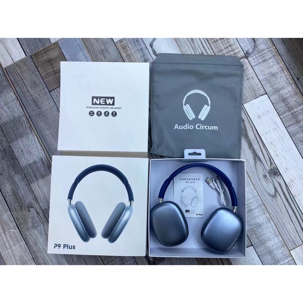 Tai nghe Bluetooth chụp tai Pro Max P9 Plus Bh 6 tháng